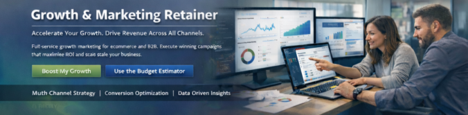 Fractional Growth Marketing Services for startups and corporations.